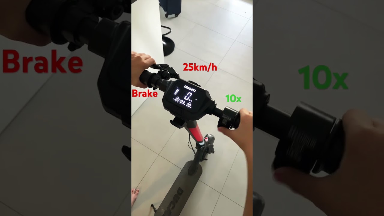 Ducati PRO-II unlock max speed to 30km/h