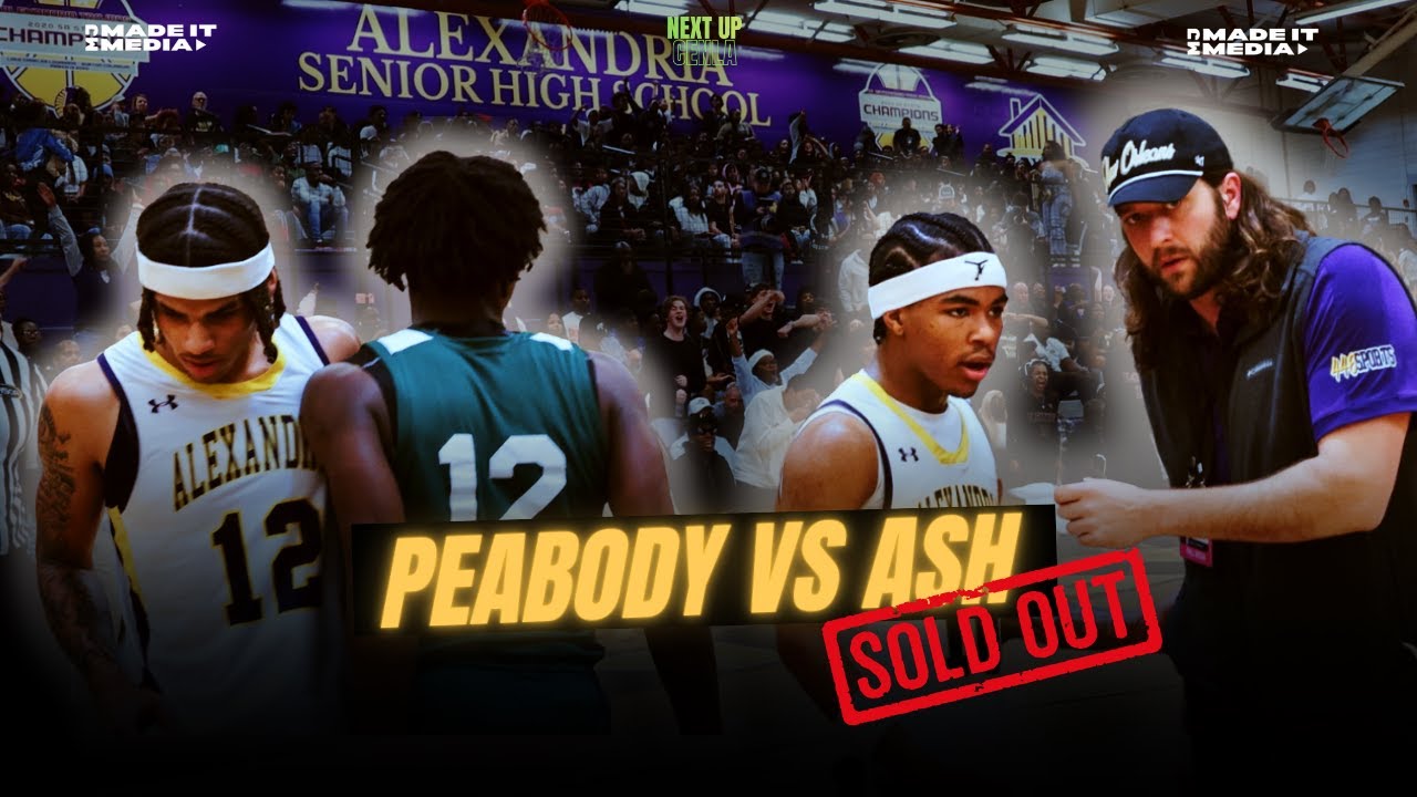SOLD OUT GYM!! Two Top 10 Louisiana HS BB Teams GO TO WAR in a City Classic!! Peabody Vs ASH