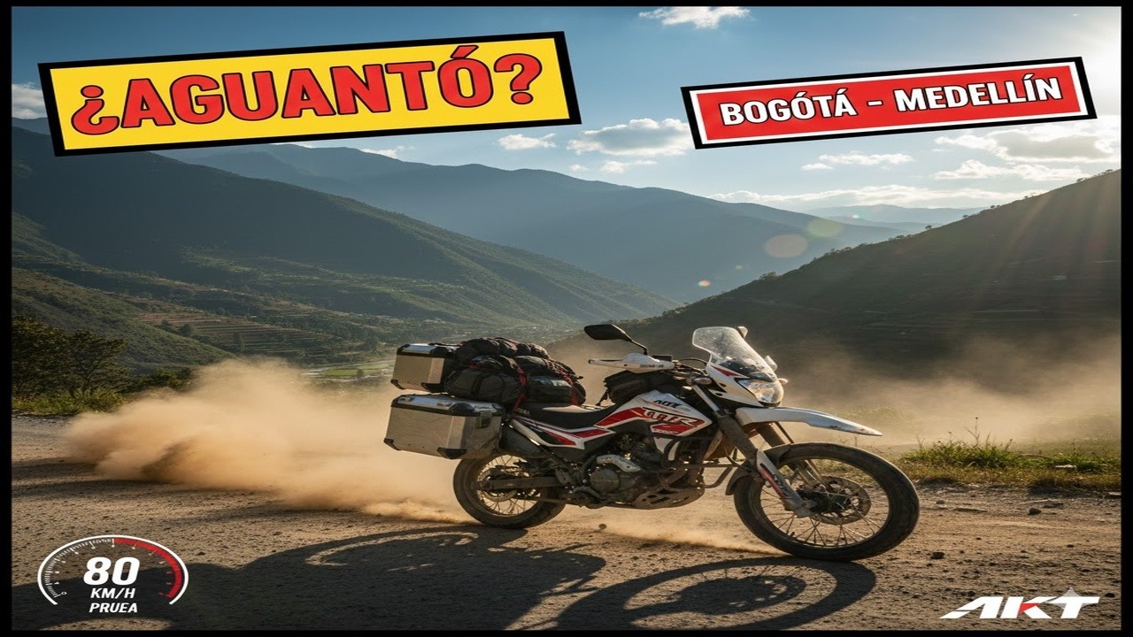 Viaje al MAR en AKT TTR 200 🌊 | Etapa 1: Bogotá - Medellín