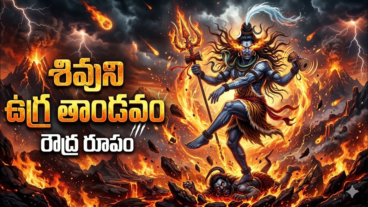 శివుని ఉగ్ర తాండవం 🔱 | Powerful Shiva Tandavam Telugu Song | Epic Rap