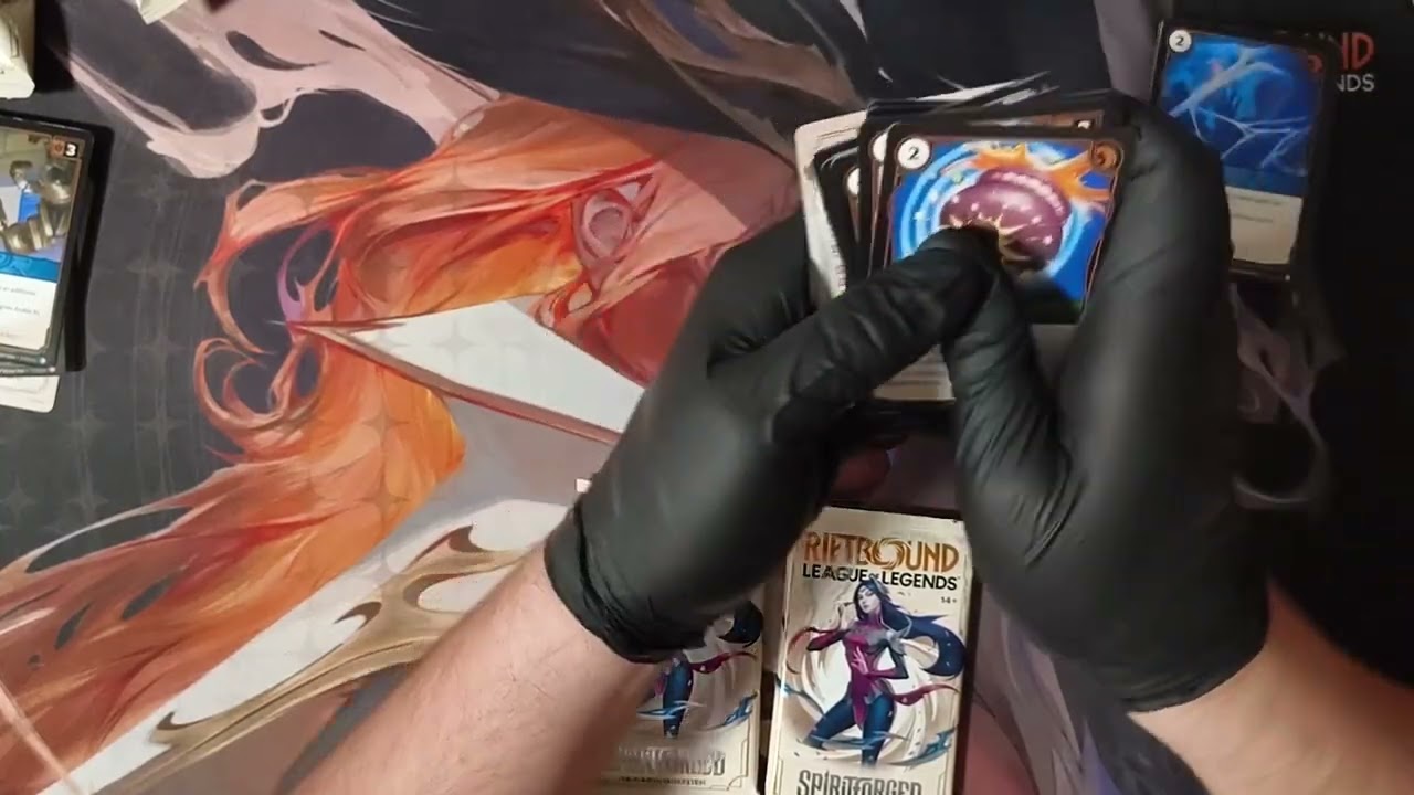 ✂️ Opening my presentations prizes! 🌀 Riftbound 🌸 Spiritforged 🎴 Boosters!