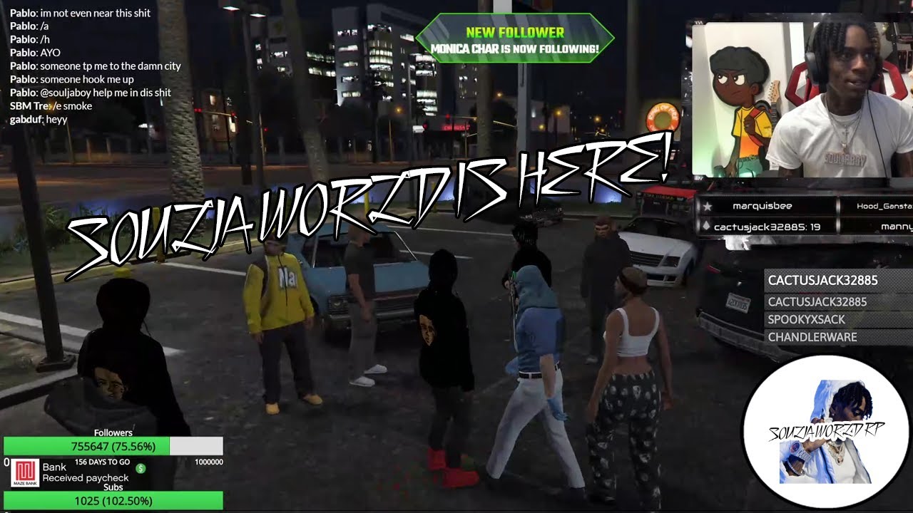 Soulja Boy Running The City ! | Episode 1 | SOULJA WORLD RP