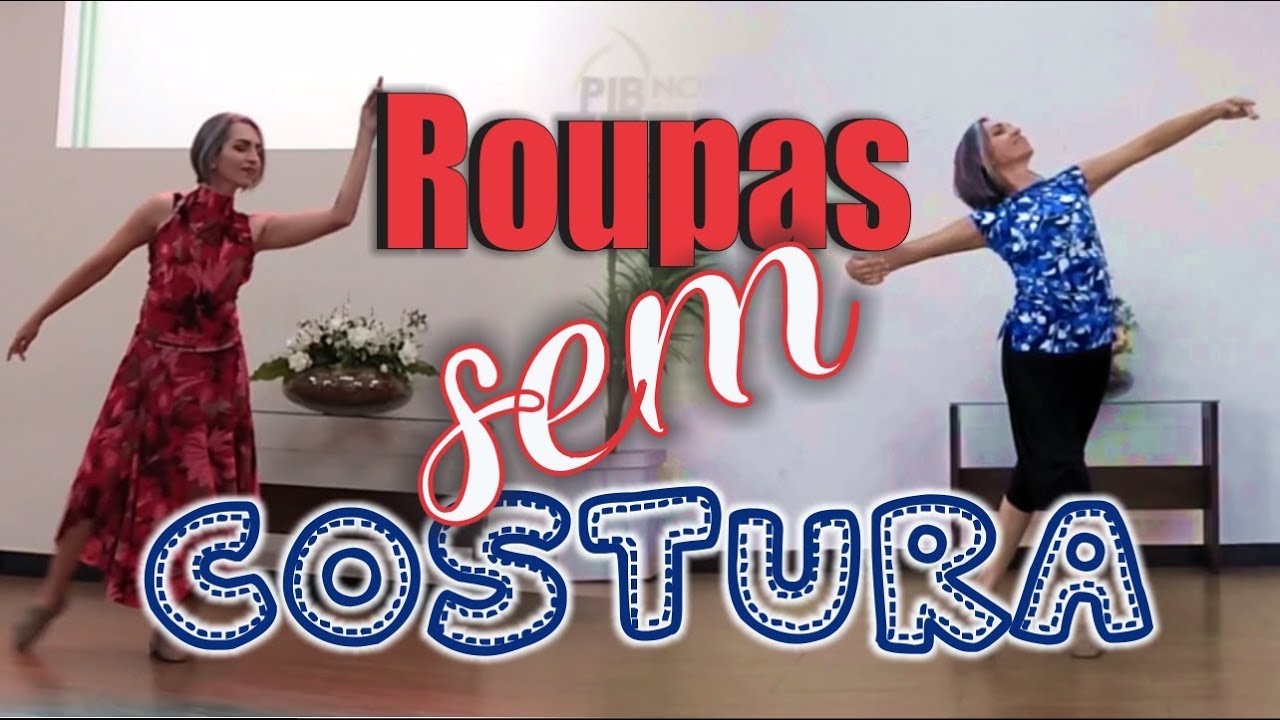 3 Modelos de Vestes SEM COSTURA para Ministérios de Dança