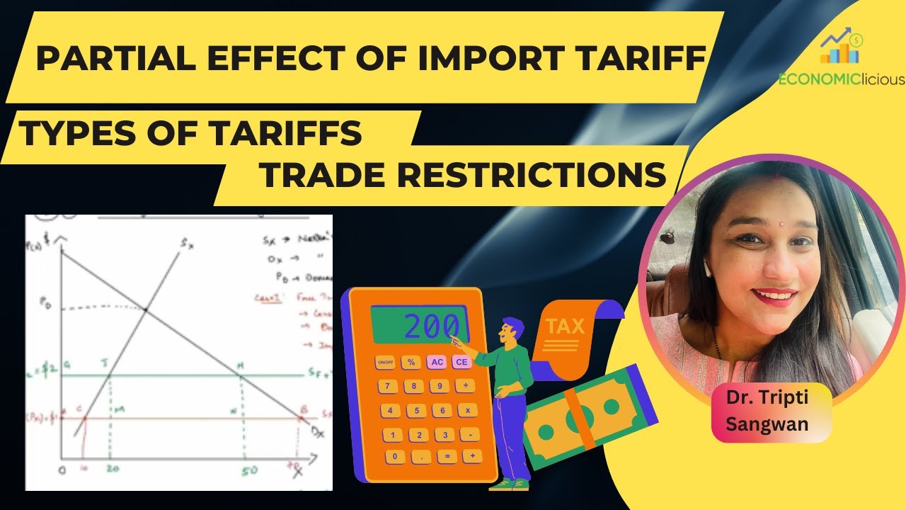 International Economics | Lesson 24 | Trade Restrictions | Tariffs | Types ofTariffs | Import Tariff