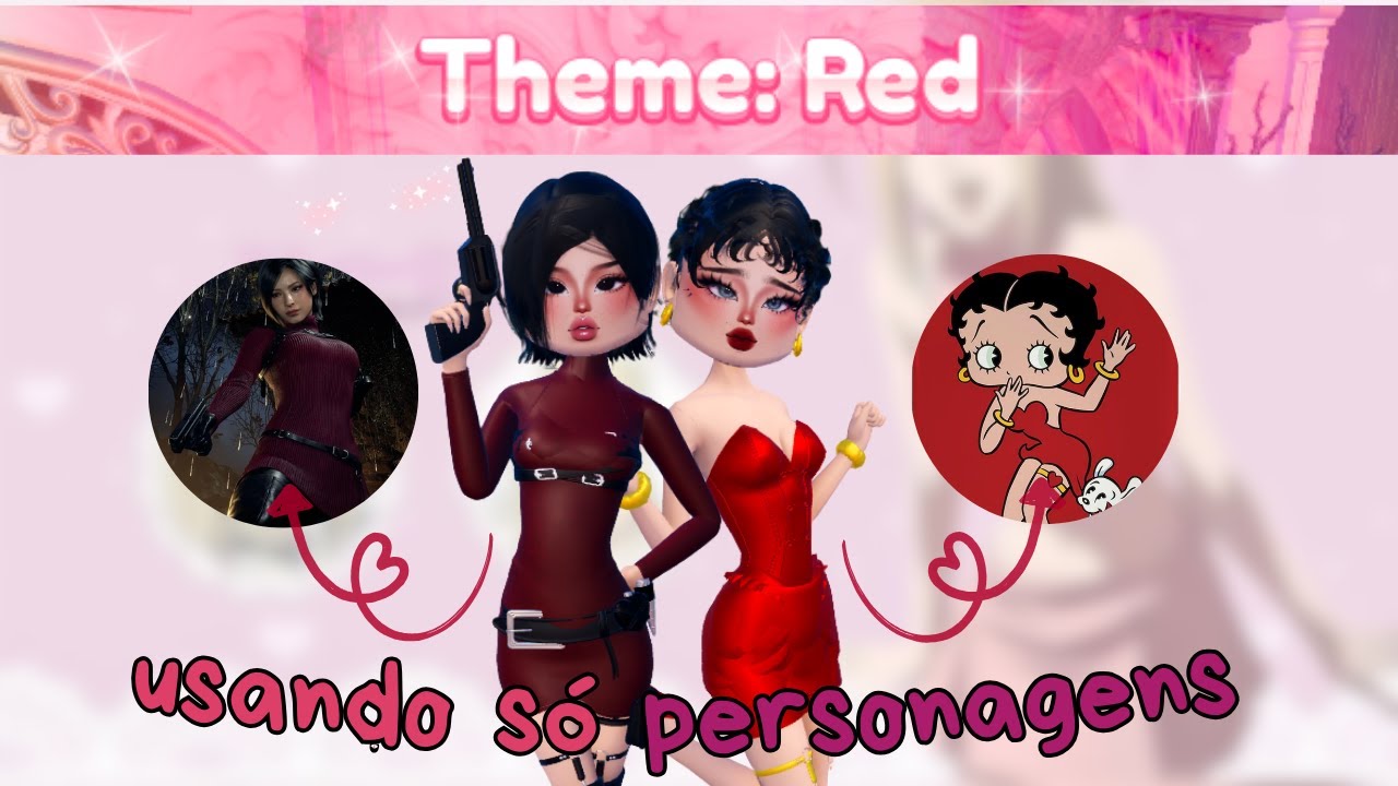 DRESS TO IMPRESS, MAS SÓ POSSO FAZER PERSONAGENS FICTÍCIOS!
