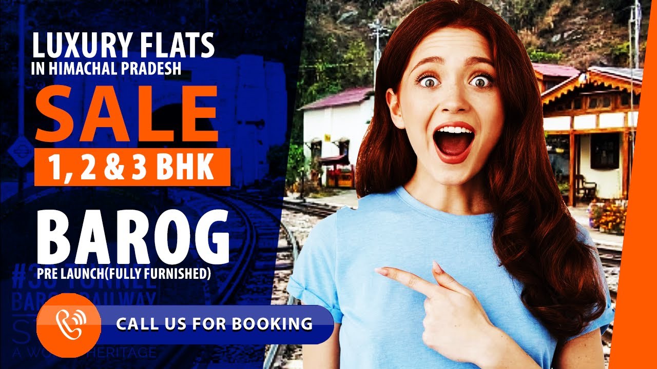 1BHK, 2BHK, 3BHK Fully Furnished Flats For Sale In BAROG Himachal Pradesh #himachal #flatsforsale