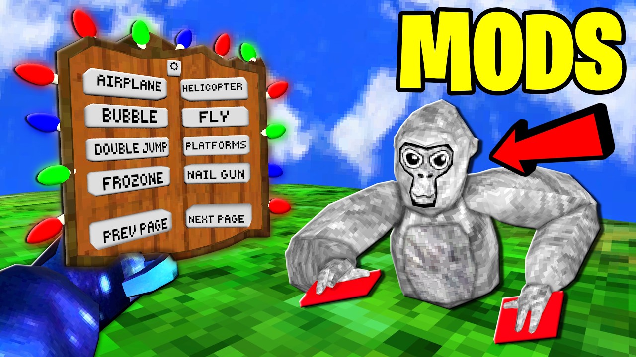Gorilla Tag But EVERYONE Has Mods???
