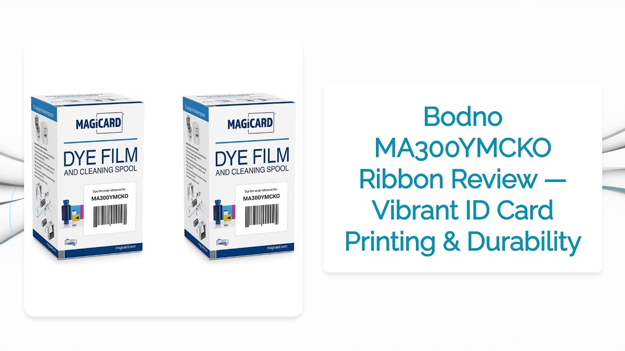 Bodno MA300YMCKO Ribbon Review &mdash; Vibrant ID Card Printing & Durability