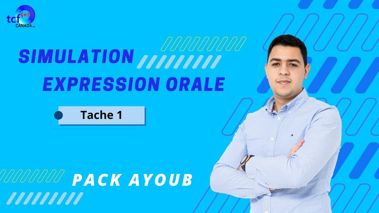 TCF CANADA : Simulation de la T&acirc;che 1 d'Expression Orale  : Pr&eacute;paration TCF Canada & TCF Qu&eacute;bec