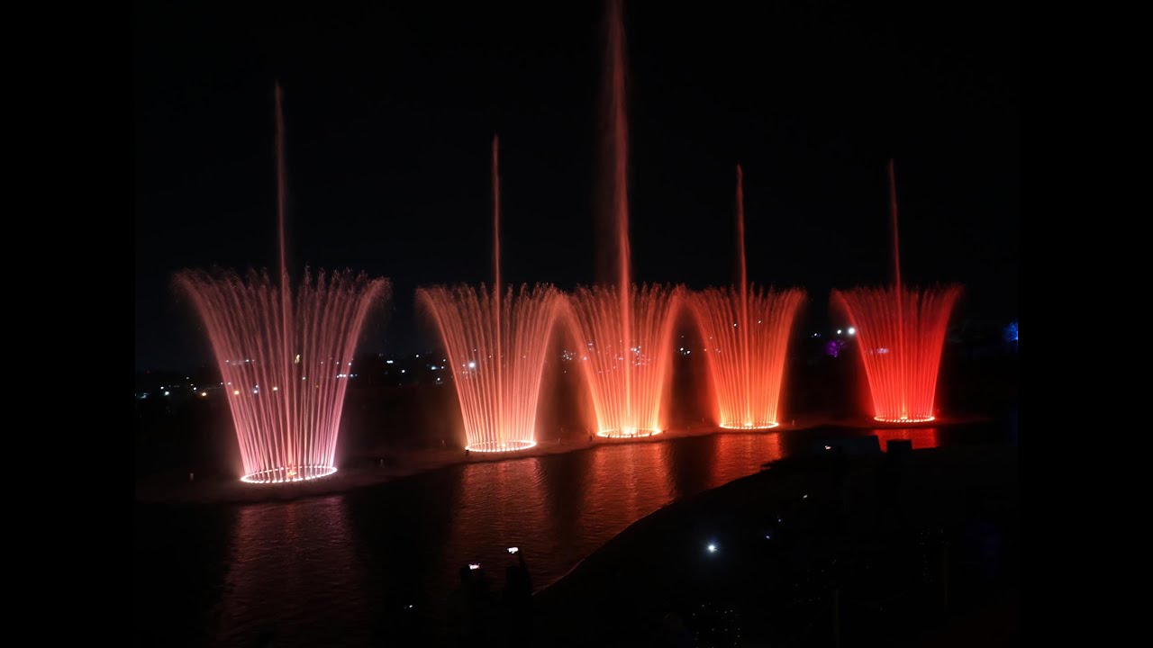 Lt Governor inaugurates Musical Water Fountain with Laser, Light & Sound Show at Bagh-e-Bahu