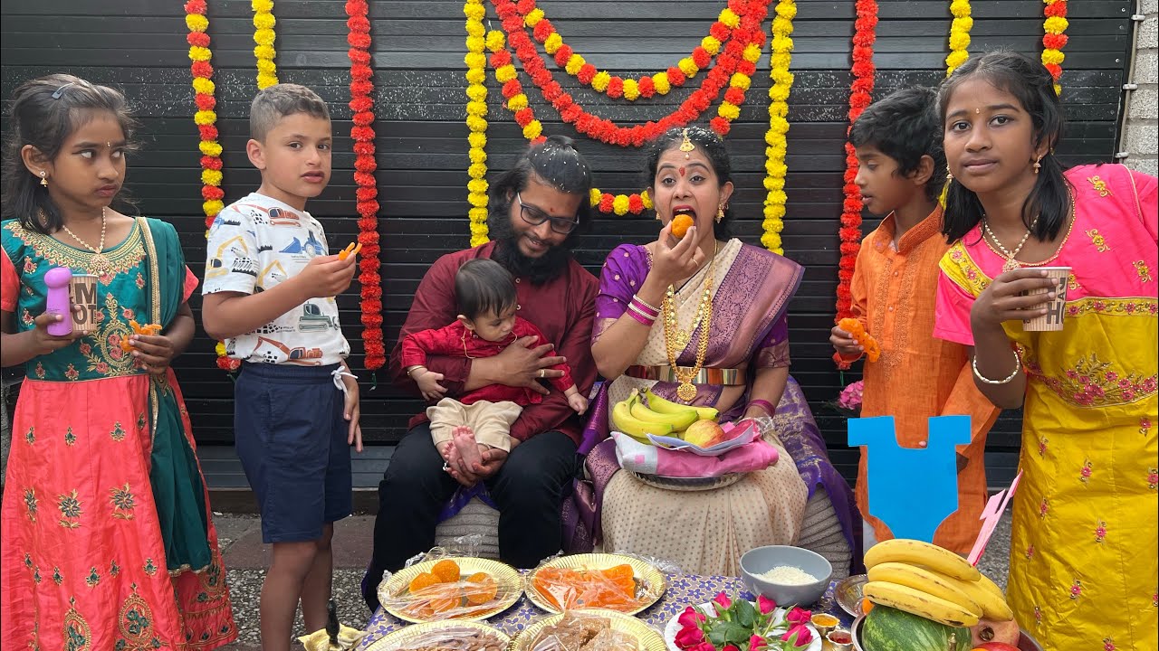 Konkani Baby Shower ceremony | Seemantham function GSB | Netherlands Kannada vlogs
