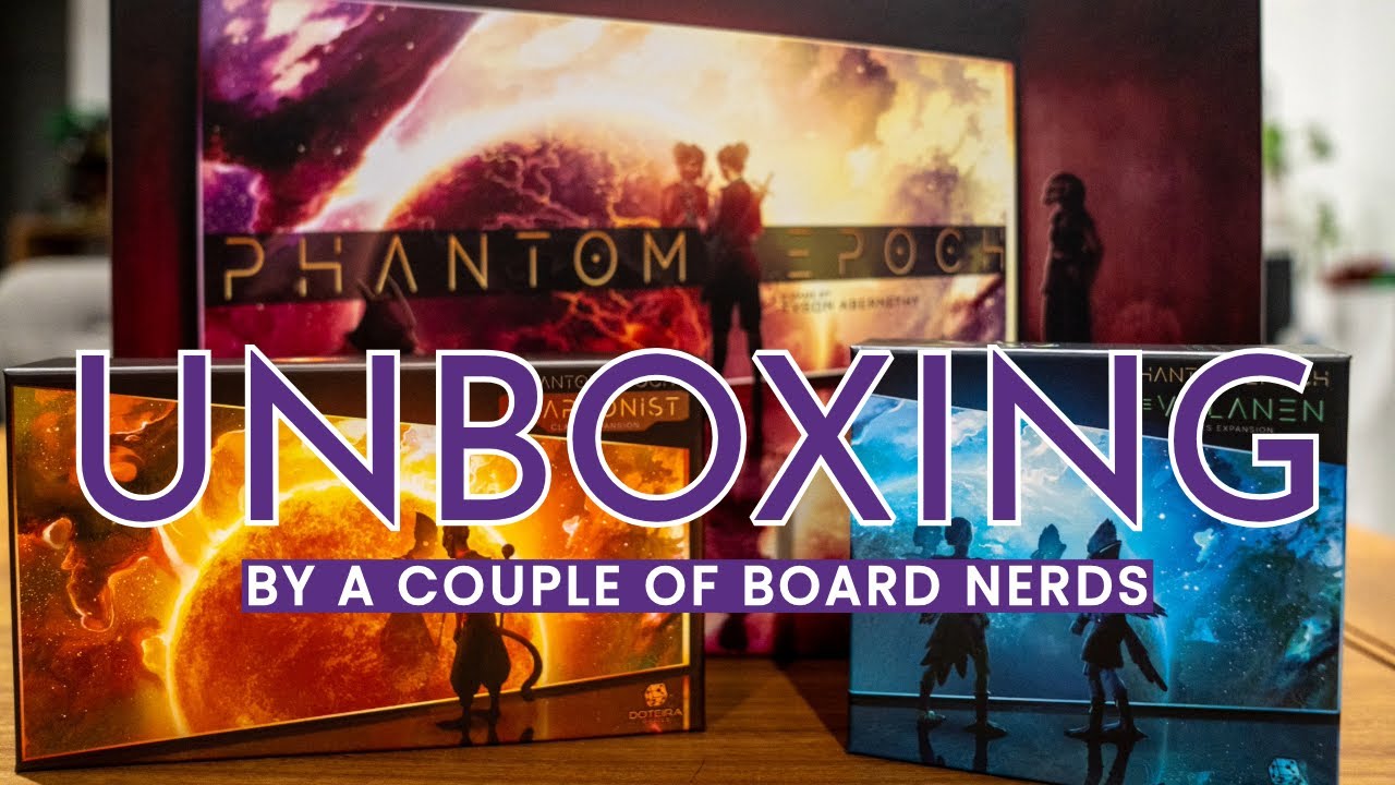 Phantom Epoch Unboxing – What’s Inside This Epic Coop Sci-Fi Board Game