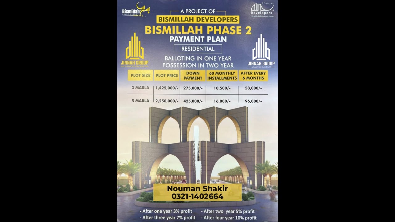 BISMILLAH HOUSING SOCIETY PHASE 2 | UPDATED BY JINNAH GROUP