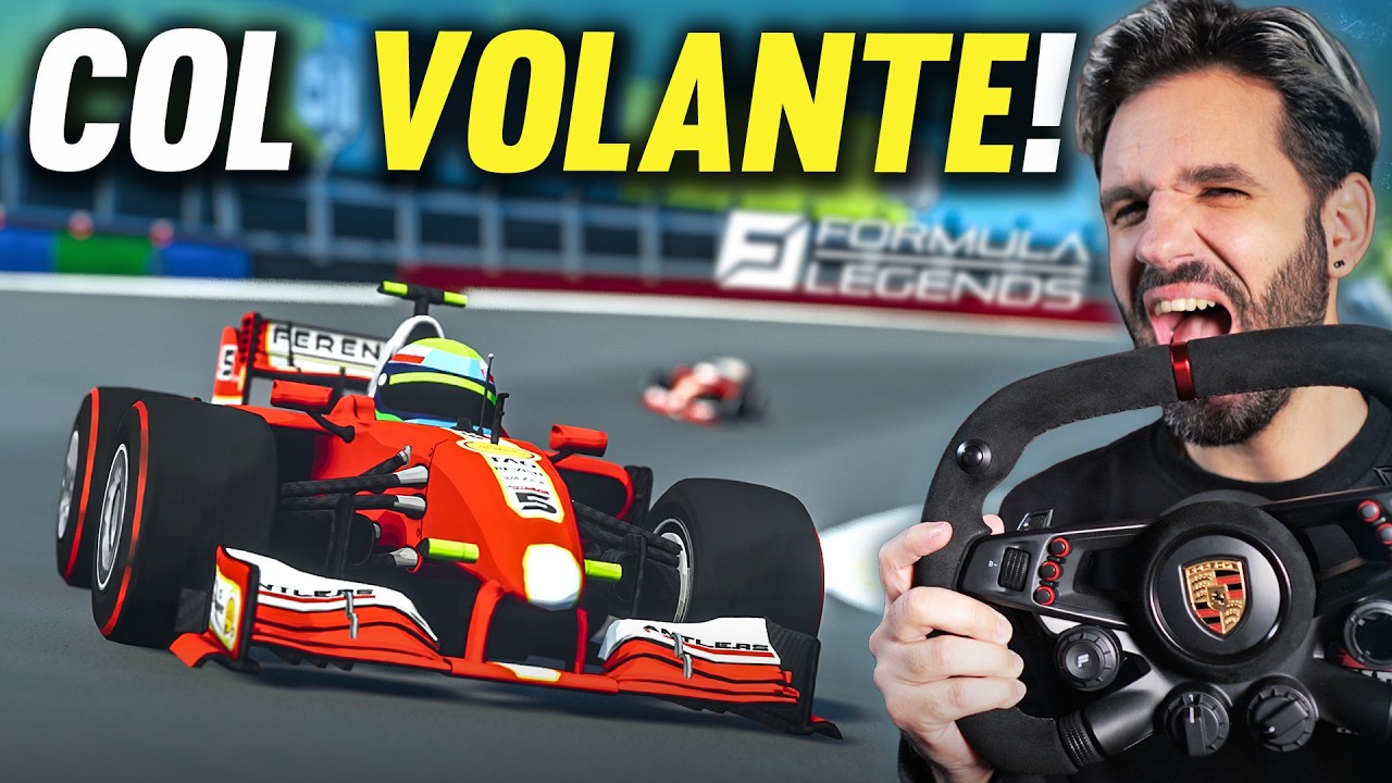 Proviamo finalmente FORMULA LEGENDS con il VOLANTE!
