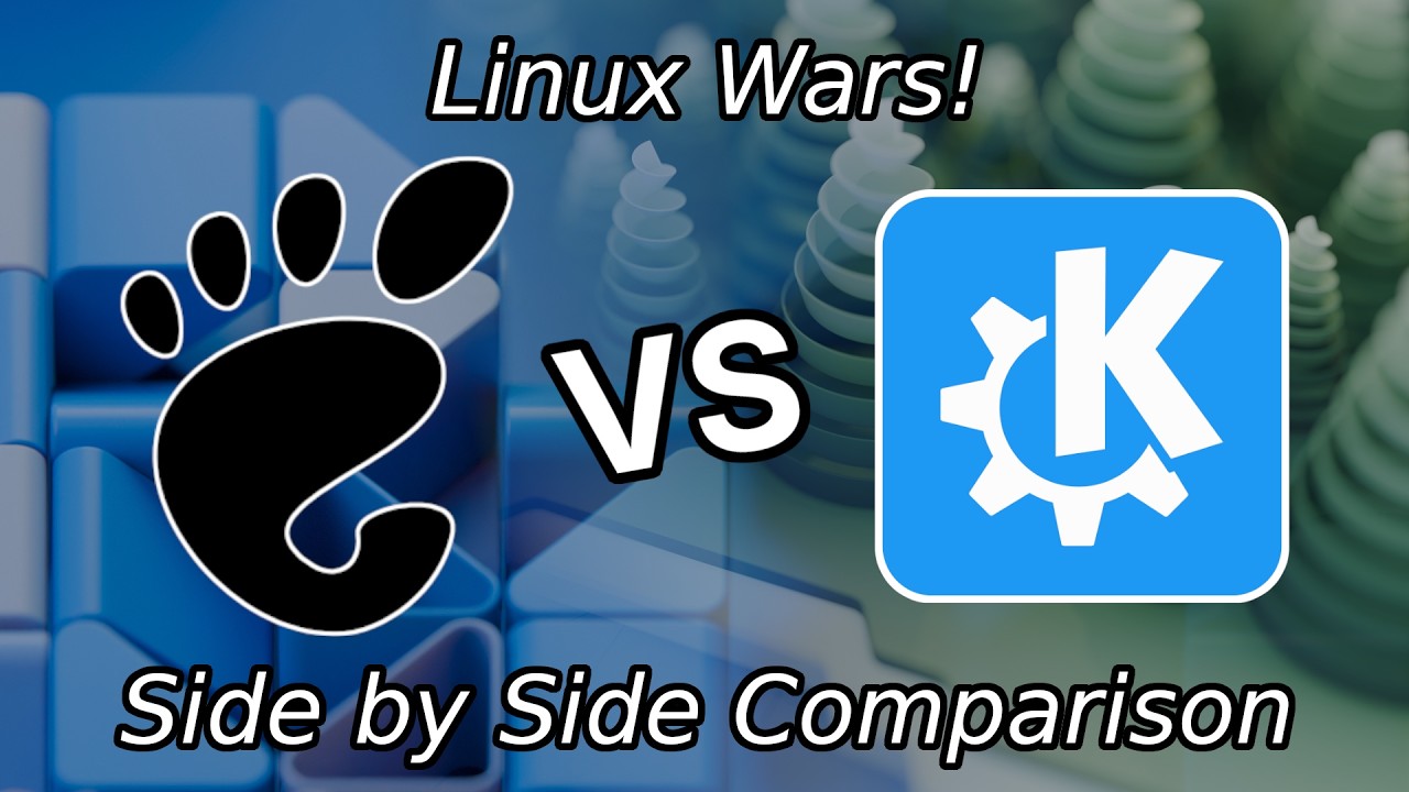 Linux Wars: GNOME vs KDE