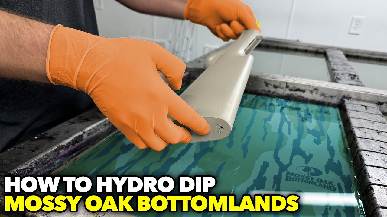 How To Hydro Dip Mossy Oak Bottomlands!