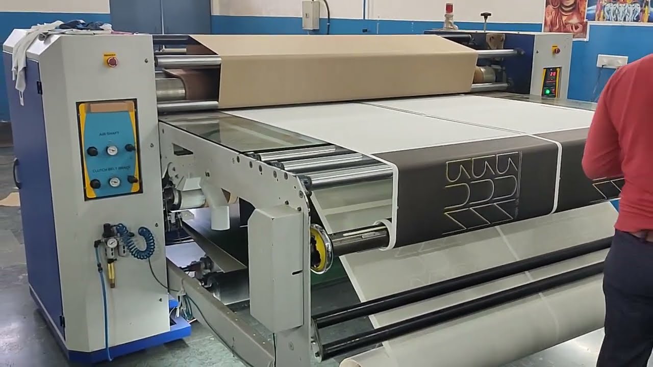 Sublimation Roll to roll heat transfer Printing with Conveyor Sublimation/Fabric/Saree Printing
