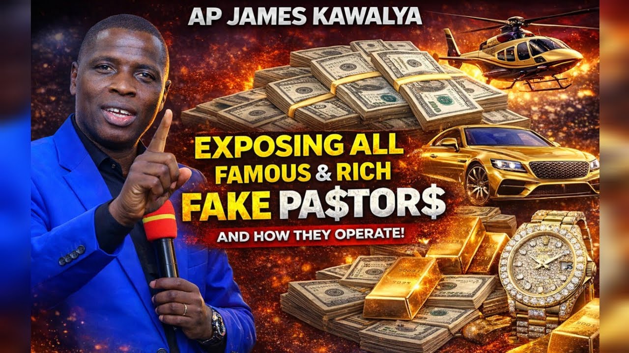 AP JAMES KAWALYA EXPOSES ALL FAMOUS AND RICH FAKE PASTORS AND HOW THEY OPERATE.