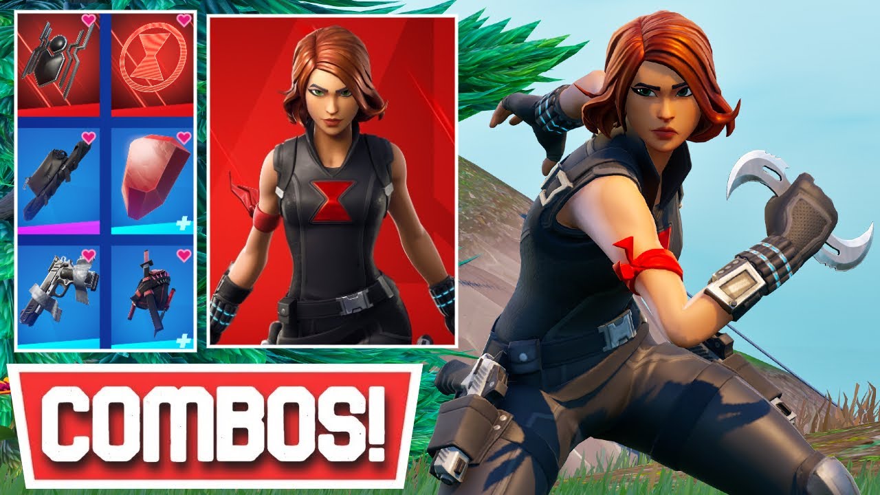 BEST BLACK WIDOW OUTFIT SKIN COMBOS! | Fortnite
