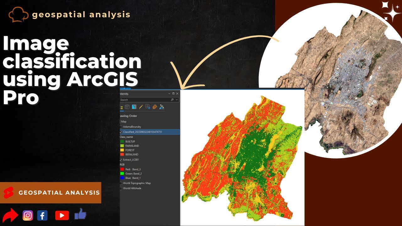How to classify satellite image using ArcGIS Pro P1