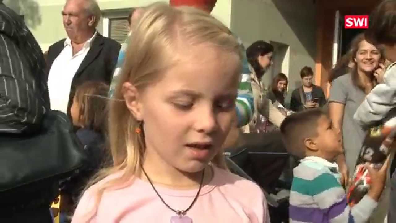 Schulbeginn in der Volksschule Schwechat