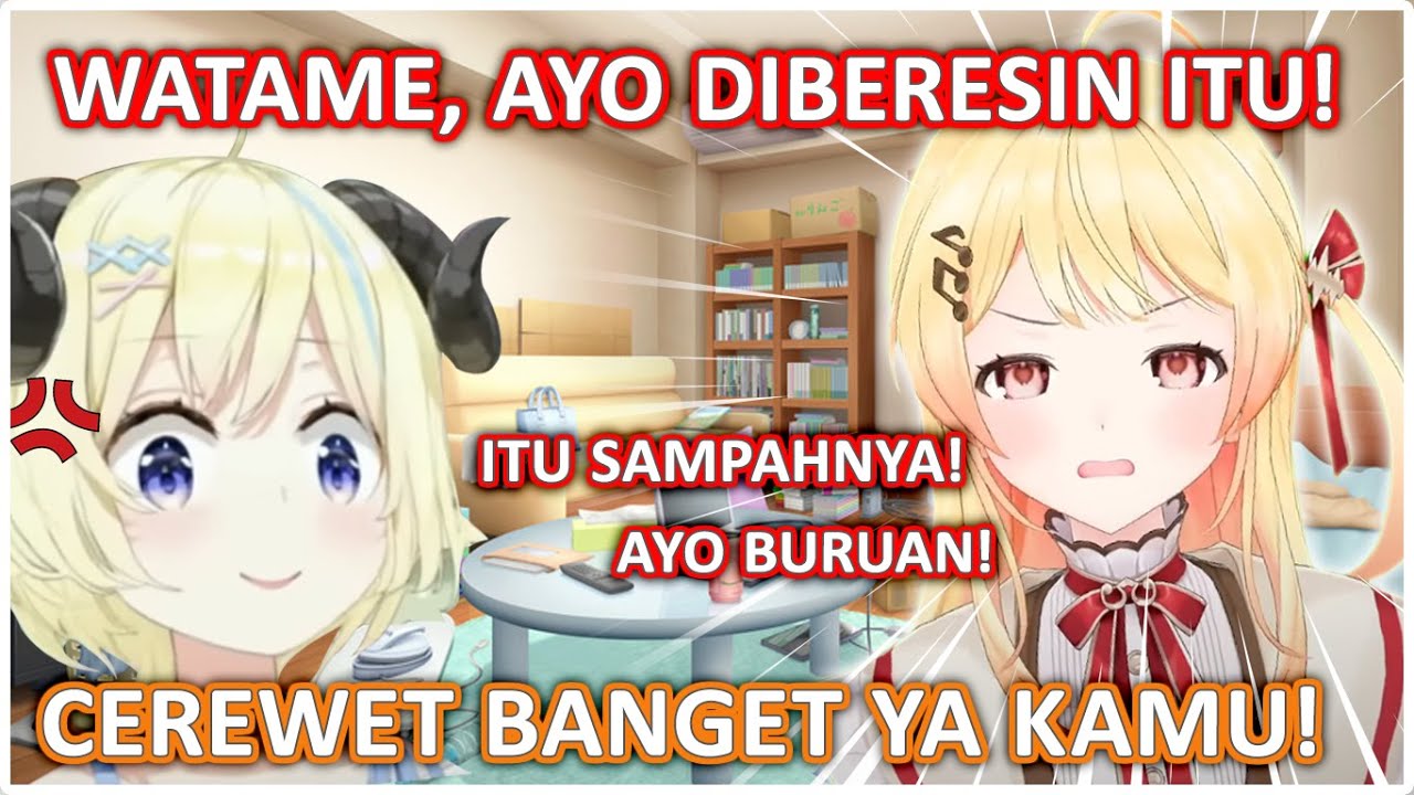 Ketika KANADE Menjadi Mama Yang Cerewet Bagi WATAME | (Hololive Clips)