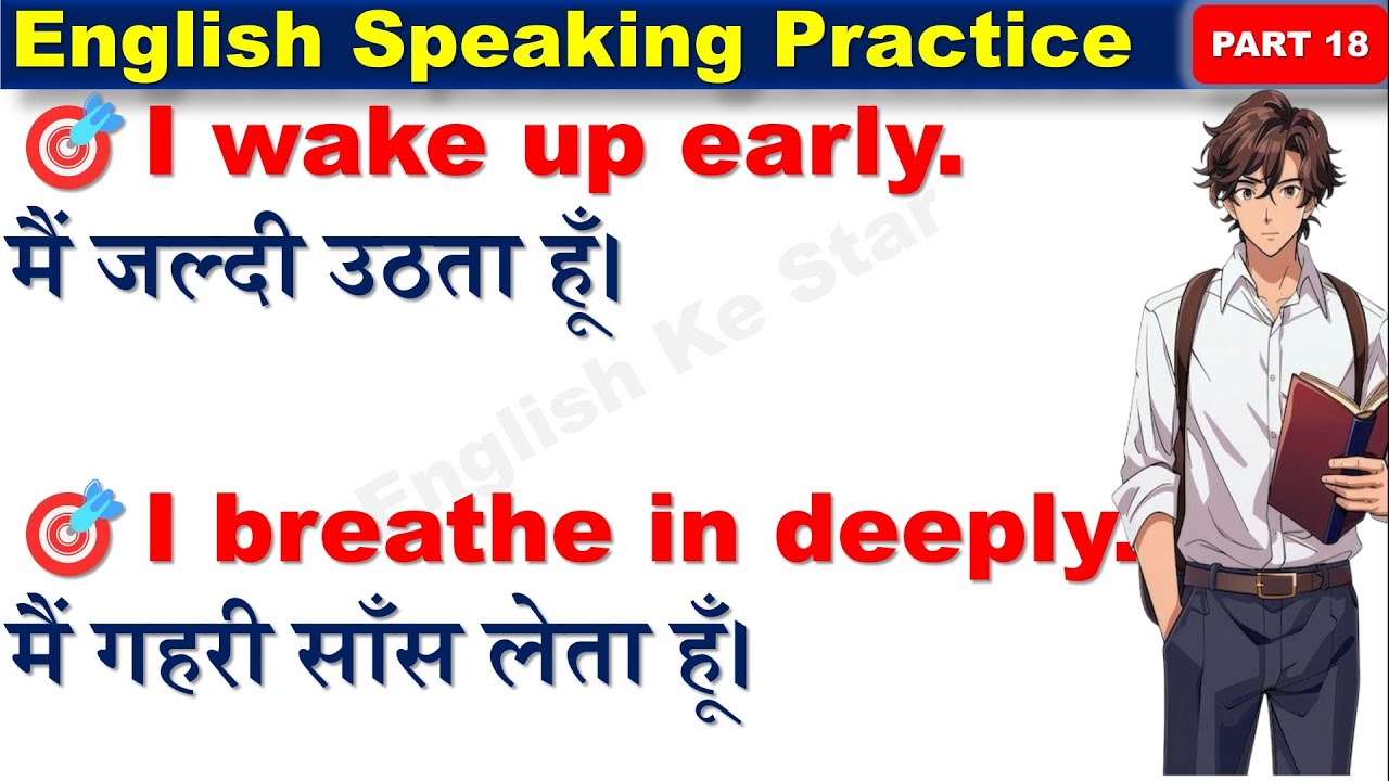 🎯अंग्रेजी में बातचीत करना सीखें, English Speaking Practice, English Speaking Course
