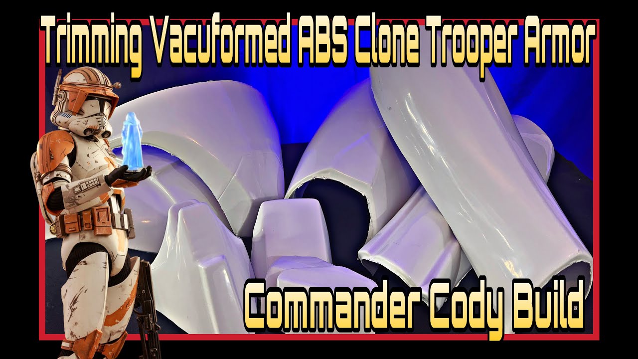 Trimming Vacuformed ABS Clone Trooper Armor