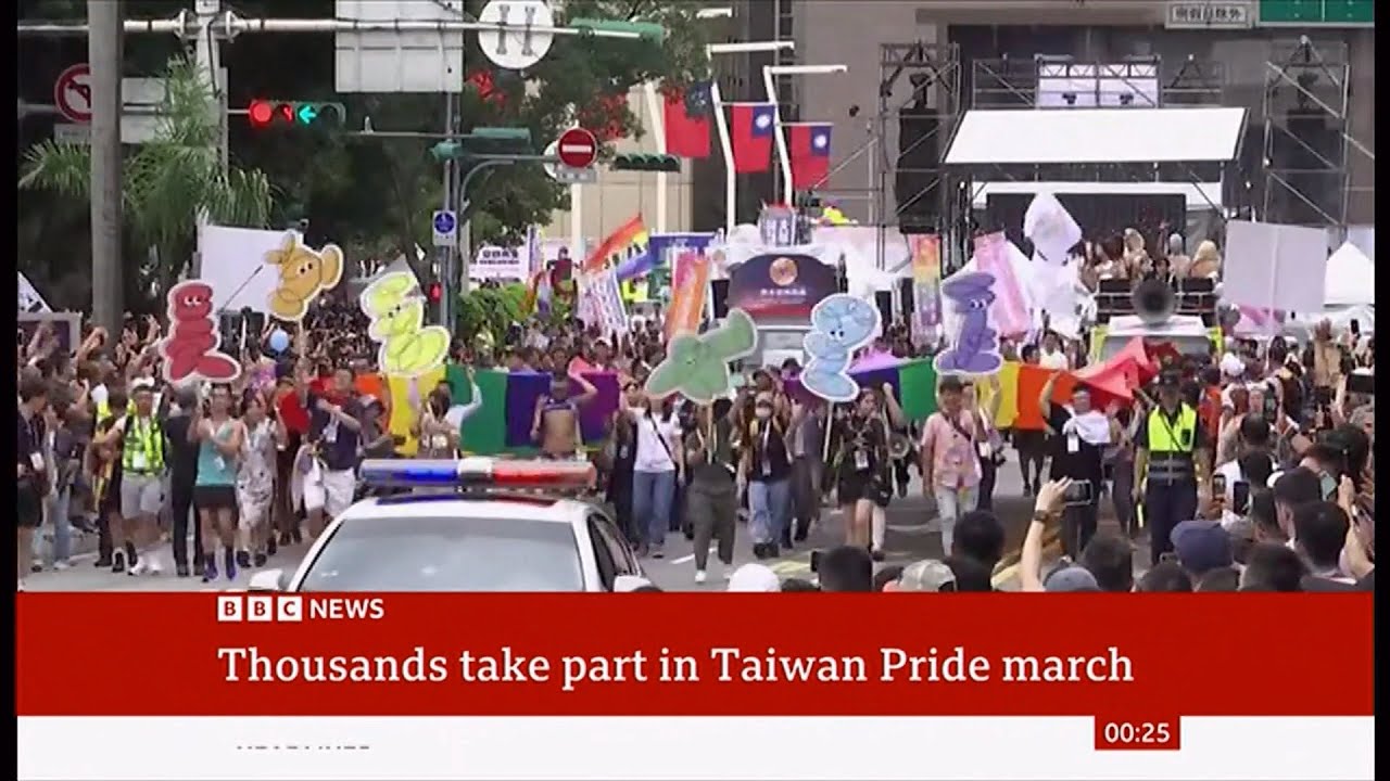 Taipei's pride parade celebrated its 22nd anniversary (Taiwan) 27/Oct/2024