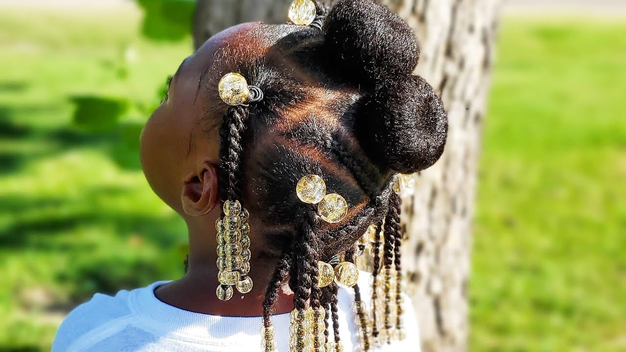 Natural Little Girls Hairstyle