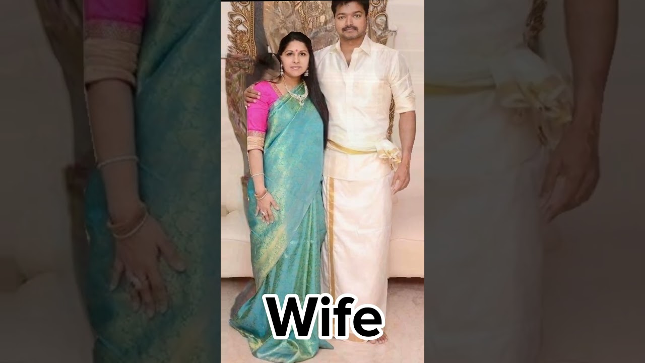 Actor Vijay family members photos #shorts #tamilcinema #thalapathyvijay #actorfamily #trending