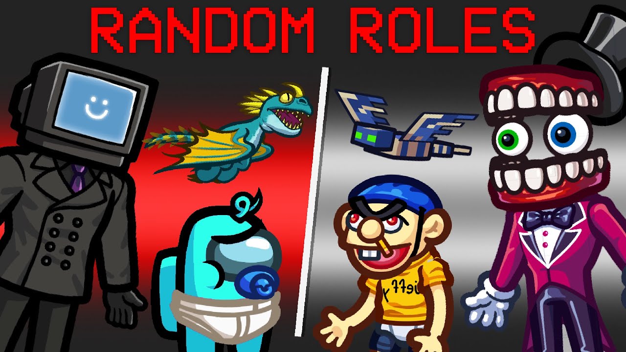 INSANE Random Roles Mod in Among Us