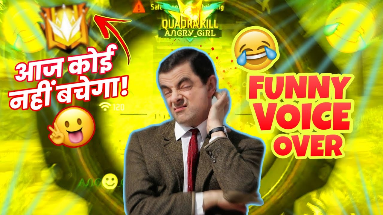 Free Fire Funny Voice Over Gameplay😂🤦&zwj;♂️ Free Fire Funny Commentry Video😅 Gerena Free Fire