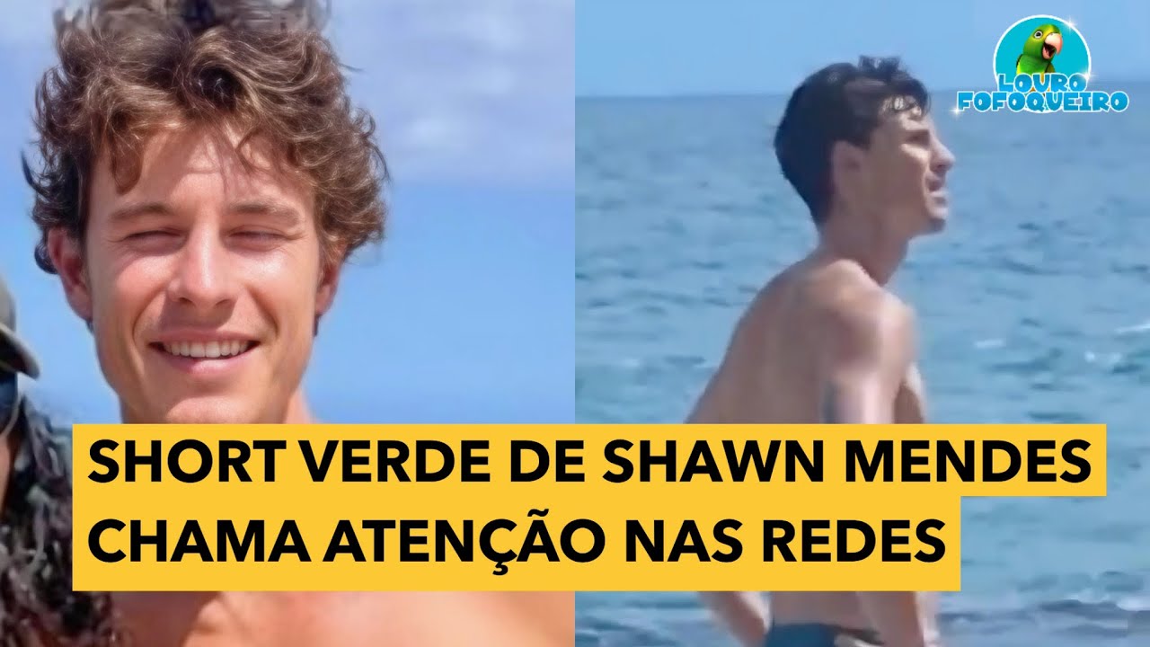 Shawn Mendes volta à Salvador e o short verde chama atenção
