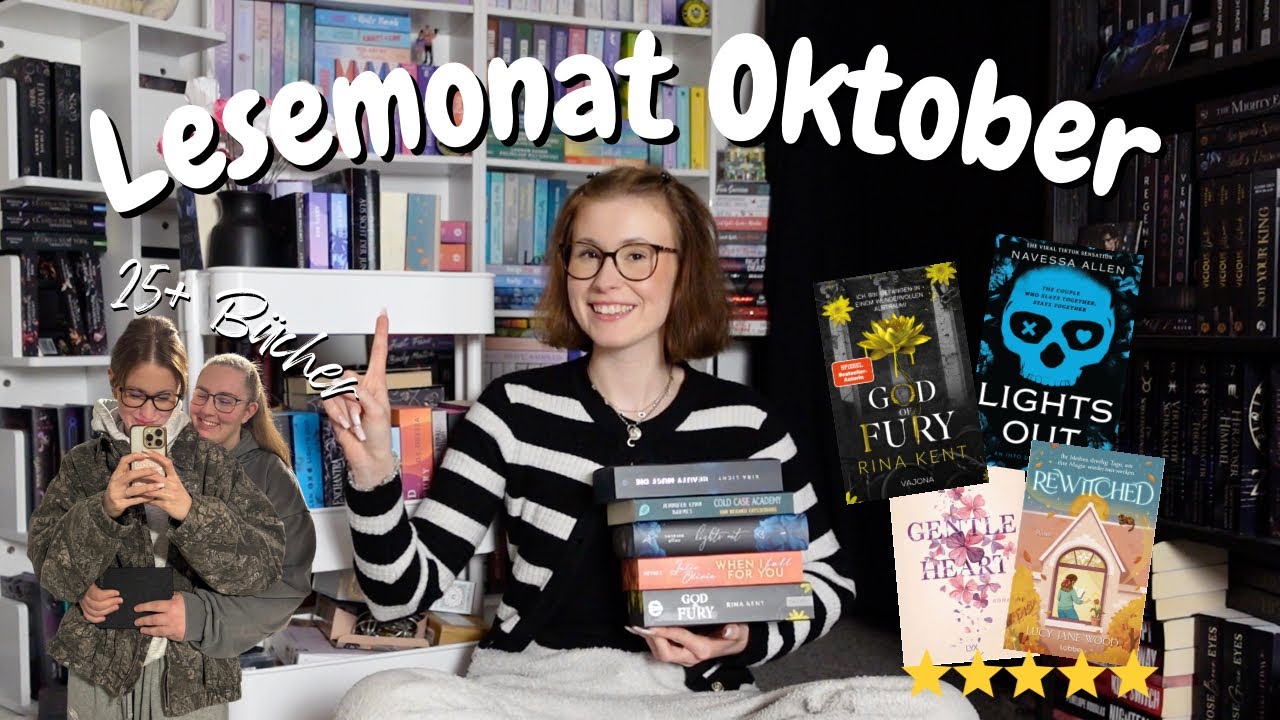 Lesemonat Oktober🎃 | alle B&uuml;cher die wir im Oktober gelesen haben!