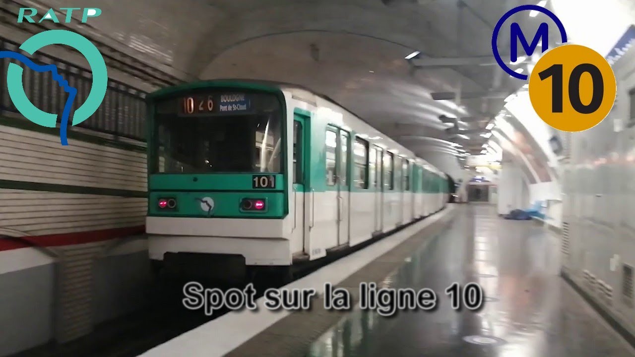 {Métro 10} Spot sur la ligne 10 du métro Parisien