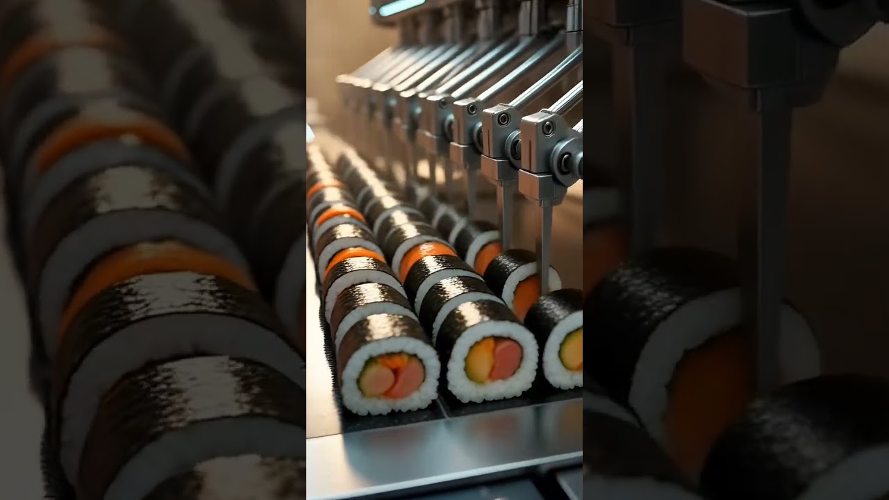 Robotic Sushi Factory – From Ingredients to Perfect Rolls 