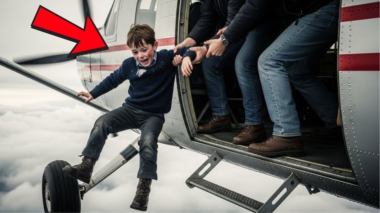 Морской пехотинец из подразделения SEAL заметил маленького мальчика, висящего на самолёте — то, ч...