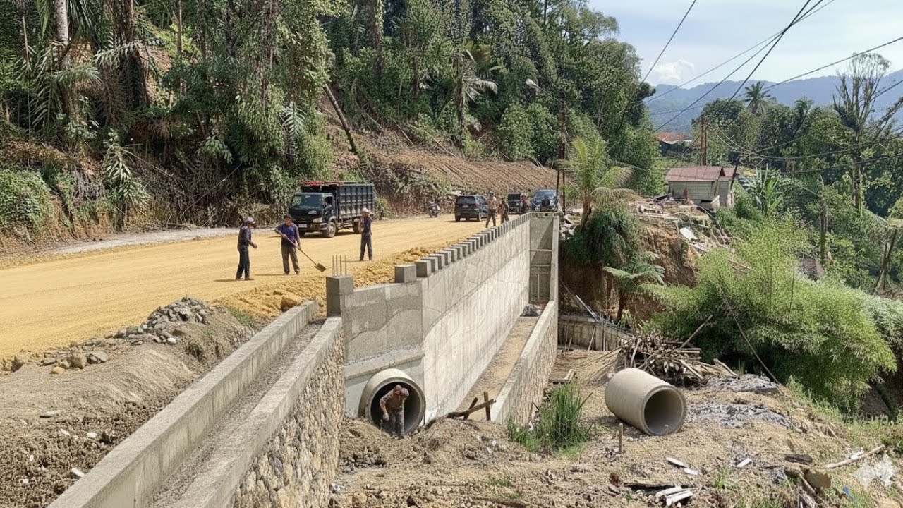 Pembuatan Saluran Air Bawah DPT❗️kwalitas Banguan Mulai Terlihat.