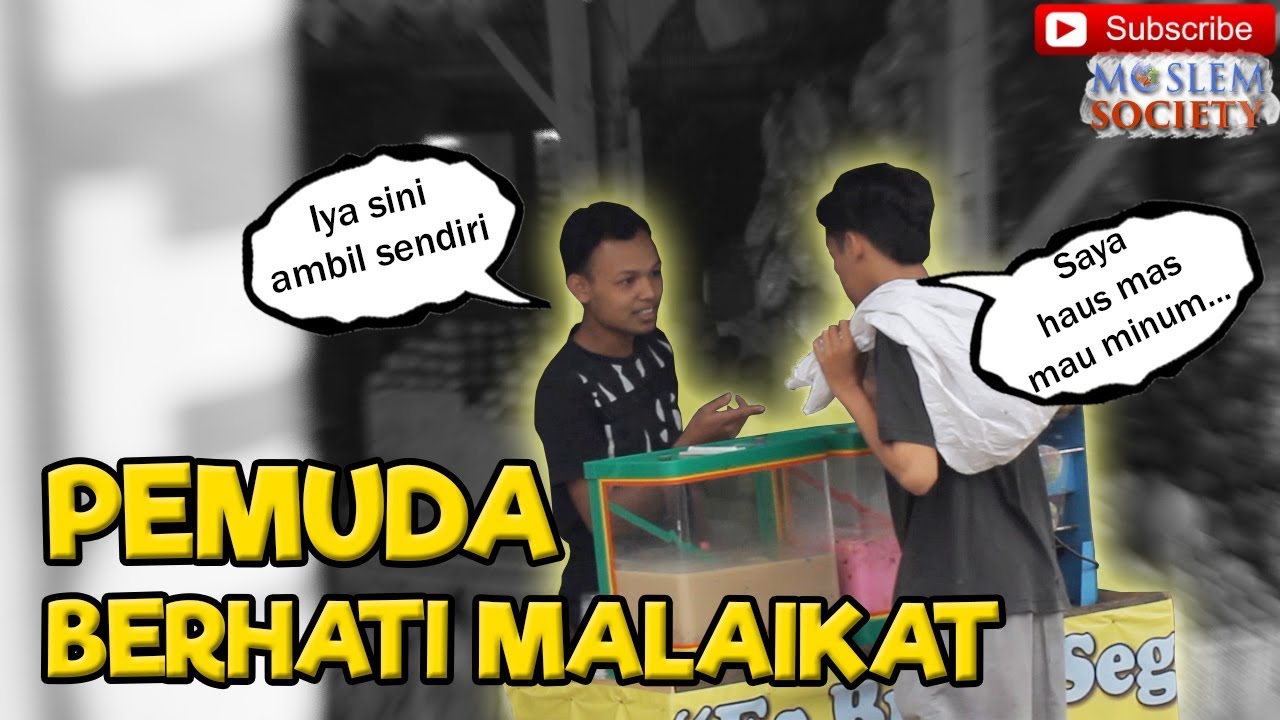 SOCIAL EXPERIMENT | PEMUDA BERHATI MALAIKAT Menolong Gembel Kehausan