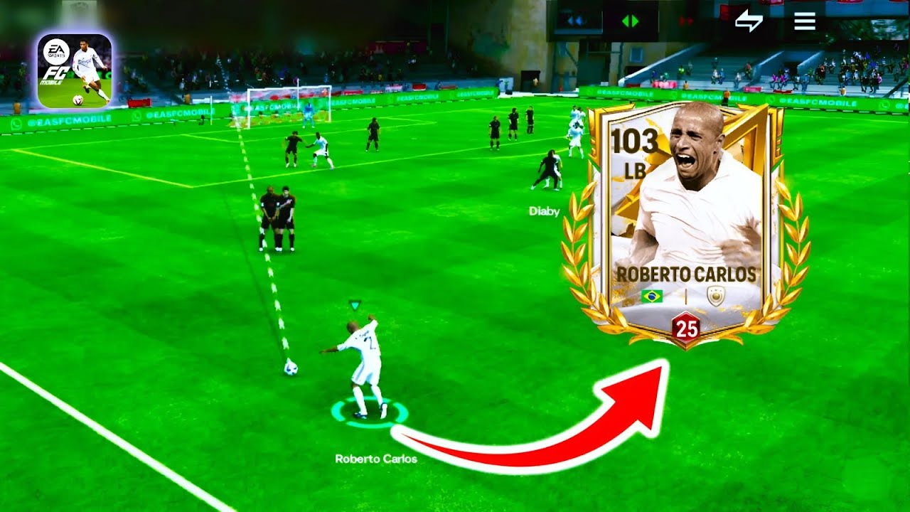 Roberto Carlos Insane Free-Kick 💀 FC Mobile 25