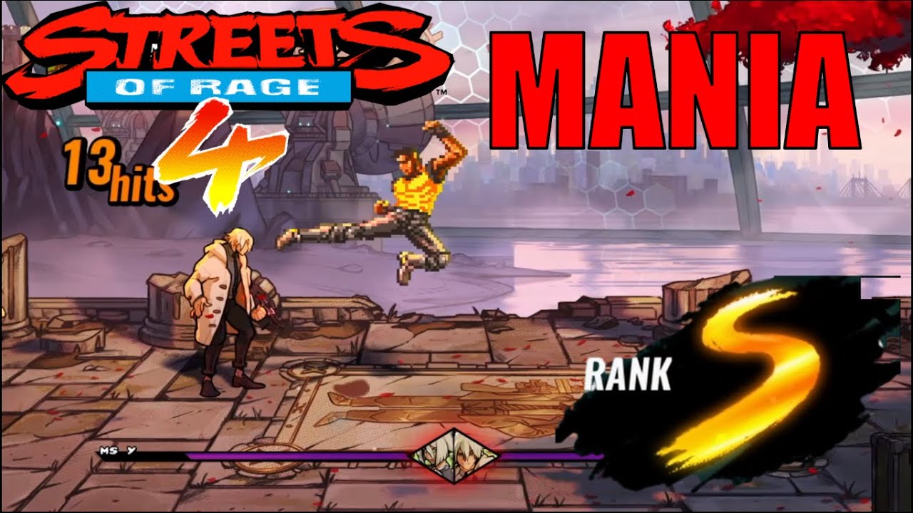 Streets of Rage 4 - Arcade Mania (Adam-SOR1) S Rank Score
