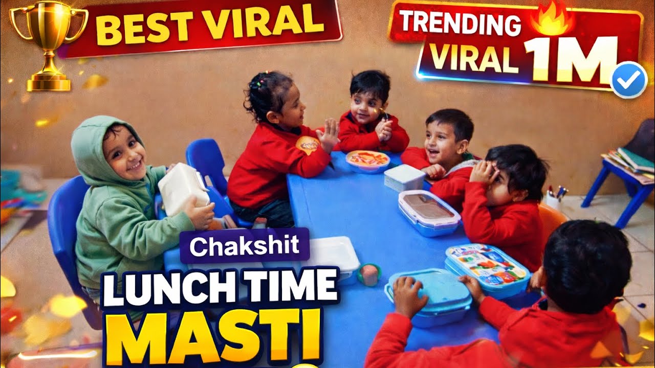 42-365 Days ! Lunch Time = Full Masti 😂 | Chakshit School #sunnyhimachalivlogger 