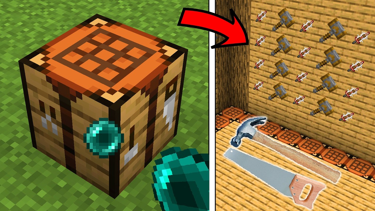 What is inside different blocks in Minecraft?