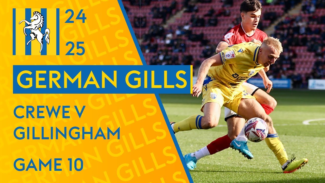 Crewe Alexandra vs Gillingham - German Gills Show - 05/10/2024 - Highlights