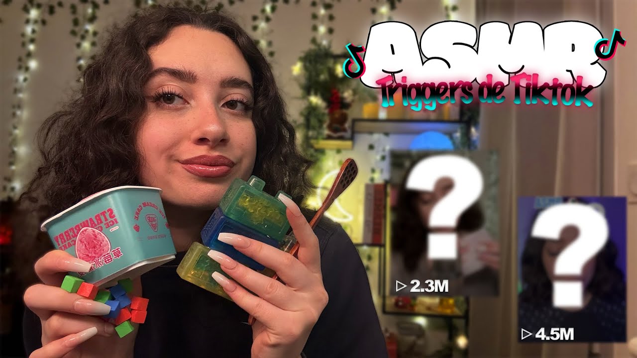 🌙 ASMR FRANÇAIS : LES TRIGGERS POPULAIRES DU MOMENT SUR TIKTOK 💤 (galette,fild bitz,lego...)