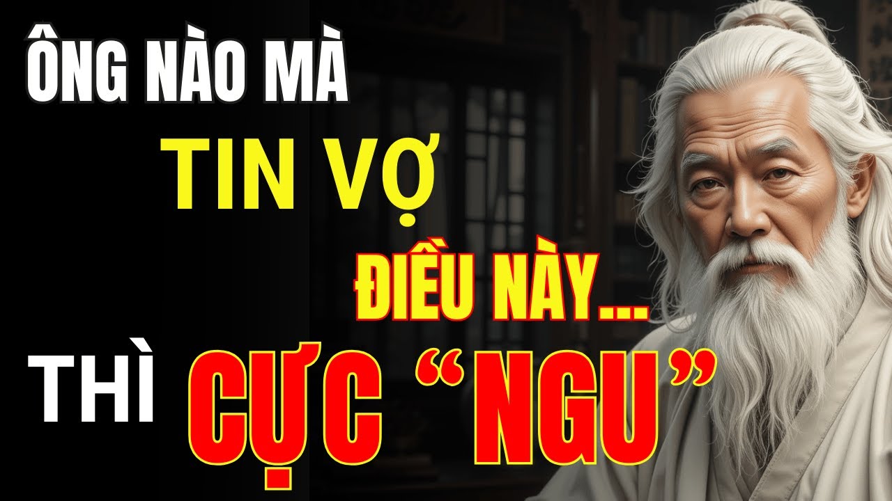 Cổ Nhân Dạy: Đàn Ông Mà Tin Vợ Điều Này Thì Cực Ngu | Triết Lý Cuộc Sống