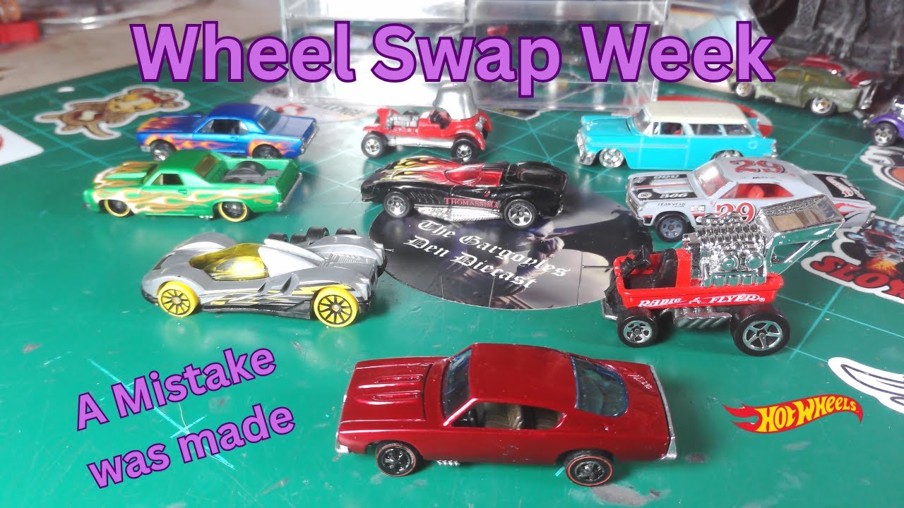 Неделя замены колес #customhotwheels #wheelsswap #mistakesweremade