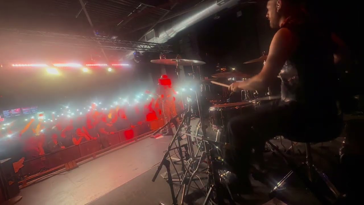 Red Leather - &lsquo;Sins&rsquo; live in OKC (Greg Miles Lewis drum cam)