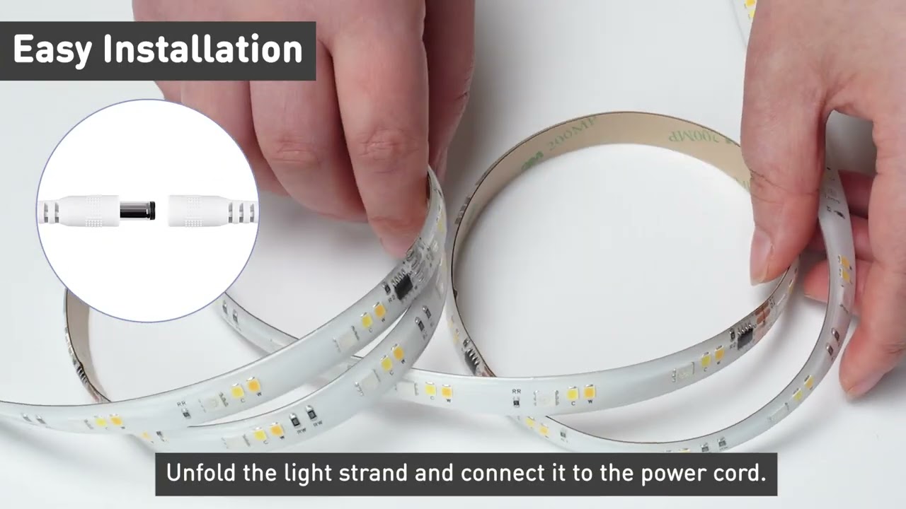 How to Install 24V RGBWW led strip Light? #rgbic #RGBWW #RGBCCT